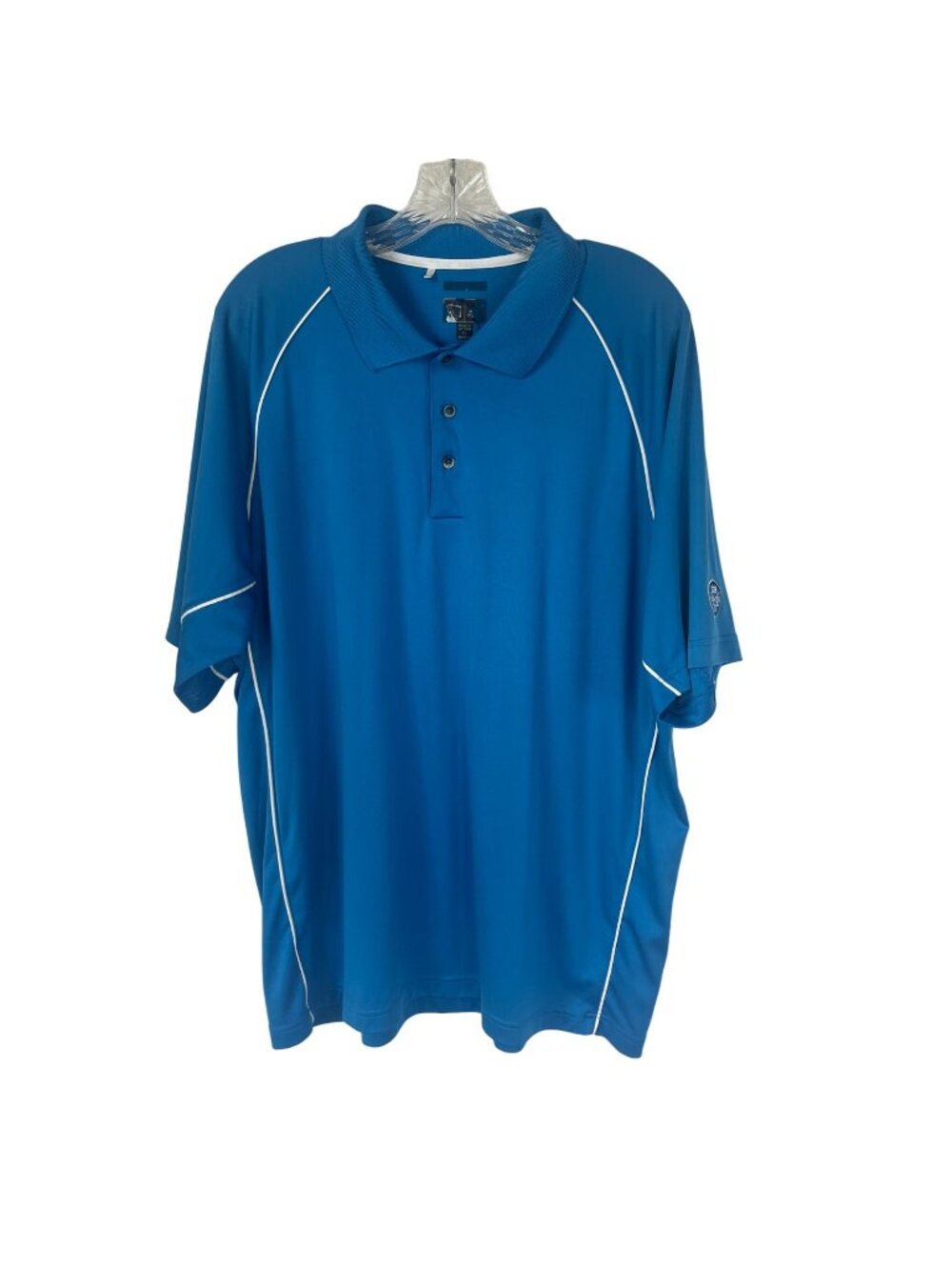 Adidas Golf Polo Shirt Mens XL Blue Activewear Casual